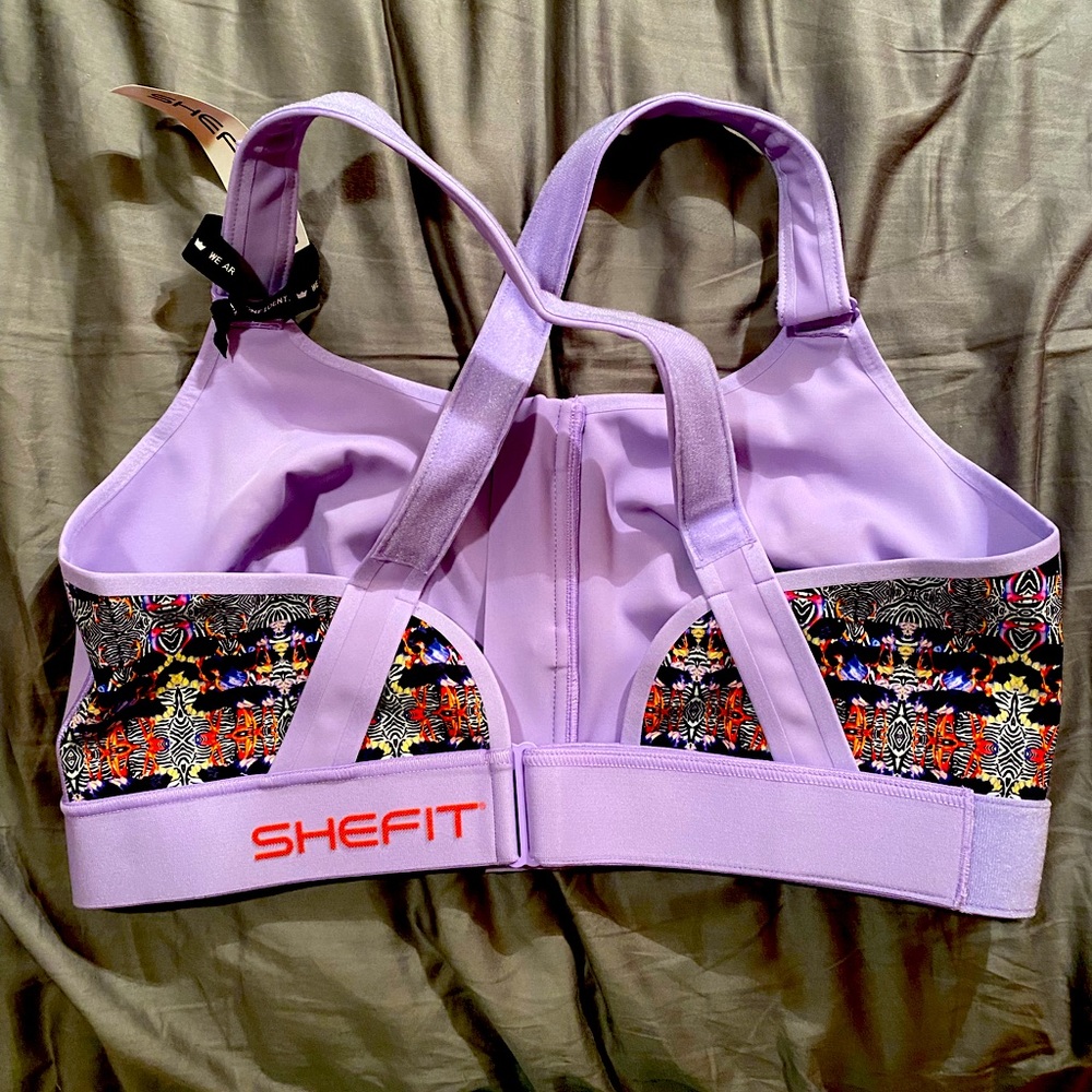 NWT SHEFIT Flex Sports Bra Barbeline 4 Luxe Purple
